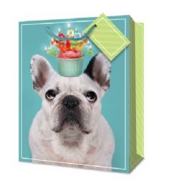 SAC CADEAU LARGE - CHIEN BULLDOG ANGLAIS